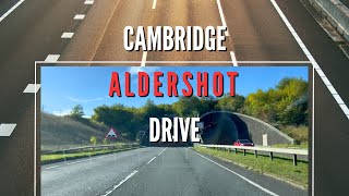 Cambridge  Aldershot England Drive  A10A505A1A414M25M3A331A325  October 2024 [upl. by Lanuk]