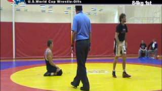 Ben Askren vs David Bertolino  2010 World Cup WrestleOff [upl. by Eran]