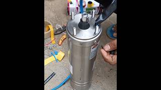 Oil Field Motor Pump Installation  submersiblepump  shortsfeed  waterpump [upl. by Aneloaup]