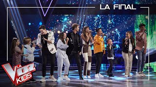 David Bisbal Aitana y los finalistas cantan Si tú la quieres  Final  La Voz Kids Antena 3 2021 [upl. by Airda]