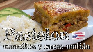 Pastelon de Platano maduro Boricua how to make Puerto Rican style Ripe Plantain Pastelon [upl. by Lledyr]