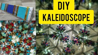 How To Make A Kaleidoscope At Home  Science Project  DIY Kaleidoscope [upl. by Agretha944]