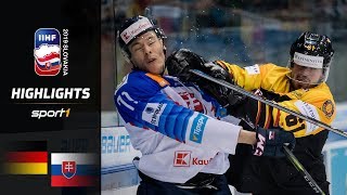 DEBTeam mit Comeback Deutschland – Slowakei 32  Highlights  IIHF EishockeyWM 2019  SPORT1 [upl. by Akirehc]