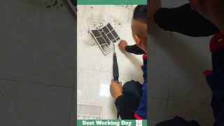 Best working day 1167 Cleaning process of the air conditioner grille [upl. by Konrad]