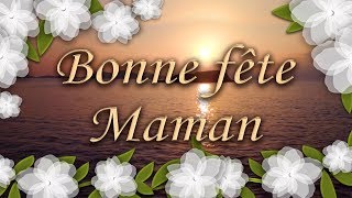 50  Bonne Fête Maman  Carte virtuelle fête des mères positive [upl. by Vonnie414]