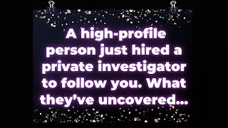 A highprofile person just hired a private investigator to follow you What they’ve uncovered [upl. by Avera]