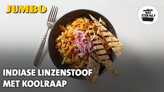 Wat eten we Indiase linzenstoof met koolraap [upl. by Ahsinnek841]