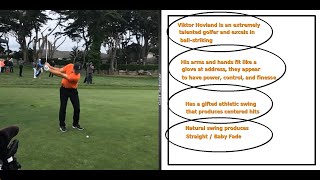 Viktor Hovland Golf Swing  Driver  Iron  Notes  Traits [upl. by Annaid406]