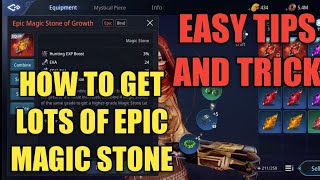 Mir4  Mir4 Combine Magic Stone Guide  Mir4 Magic Stone Combination  Epic Magic Stone Mir4 [upl. by Iralam227]