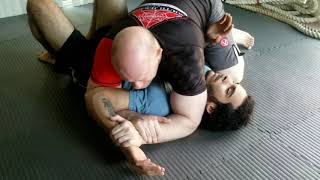 No Gi BJJ 4 different side control attacks [upl. by Enelrad]