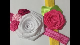 Paso a paso de la flor rococo en 3 tamaños VIDEO No490 creaciones rosa isela [upl. by Birmingham638]