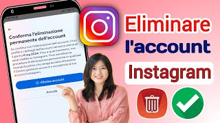 Come eliminare definitivamente laccount Instagram veloce e facile Elimina account Instagram [upl. by Scrogan]