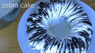 How to Make NoBake Zebra Cake [upl. by Anilek]