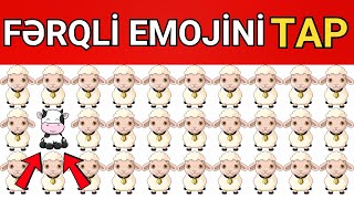 FƏRQLİ HEYVAN EMOJİSİNİ TAP 🐶🐱  Siz fərqi görə bilərsinizmi  Tapmaca [upl. by Luelle]