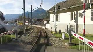 Bahnfahrt Innertkirchen  Meiringen [upl. by Berlinda211]