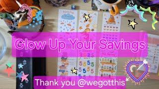 🌟 Glow Up Mini Challenges Sess 1 UK Budget and Savings Challenges [upl. by Ennairac]