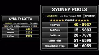 LIVE DRAW SYDNEY  LIVE DRAW SYDNEY LOTTO HARI INI 29 SEPTEMBER 2024  SYDNEY LOTTO LIVE DRAW [upl. by Ruthy]