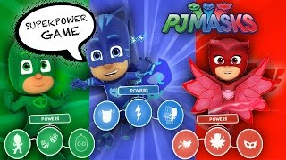 Lets Play PJ Masks SuperPower Game Gekko Owlette amp Cat Boy [upl. by Adnylem321]