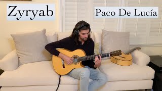 Zyryab Intro  Paco De Lucía Cover [upl. by Eicrad]