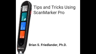 Scanning and Saving a Page in ScanMarker Pro [upl. by Raddy]