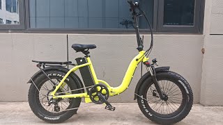 750W Folding electric bicycle 20inch [upl. by Silber]