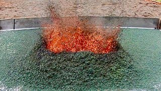 Ammonium Dichromate Volcano  Cool Chemical Experiment [upl. by Rebliw784]