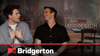 The Bridgerton Cast Play Regency Dating Fact or Fiction  MTV Movies [upl. by Ahsiemat114]