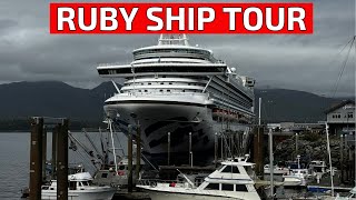 ALASKA CRUISE SHIP TOUR Explore the Ruby Princess with Us [upl. by Iraj]