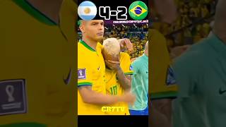 Argentina vs brazil  penalty shootout imaginary youtube football shorts [upl. by Stacey]