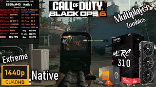 7900 XTX 🖥️ 7800X3D 🎮 Call of Duty Black Ops 6  1440p Native  Extreme Preset  Zombies [upl. by Vanderhoek]