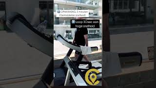 Korte HIIT loopband workout 💪🤩 centralfitnessantwerp [upl. by Leunas]