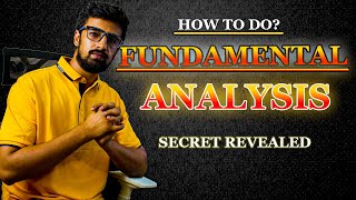 HOW TO DO FUNDAMENTAL ANALYSISSECRET REVEALED [upl. by Eimilb501]