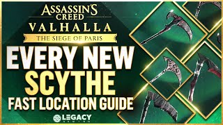 Every NEW Scythe In Assassins Creed Valhalla  How To Find Them FAST [upl. by Marcelle283]