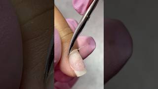 Recubrimiento de acrílico sobre uña natural 💖🩷nails nailart naildesign nailtutorial nailstyle [upl. by Htiduj]