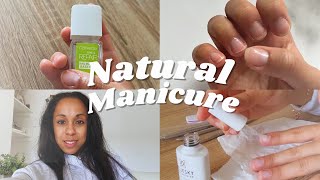 How To At Home Manicure Grow Long Healthy Natural Nails  Step By Step Tutorial [upl. by Anom]