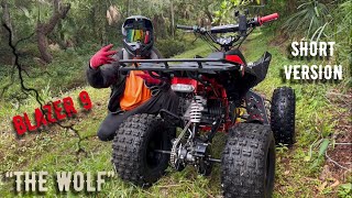 ELECTRIC Apollo Blazer9 ATV 2nd Run QS138 v3 Votol EM260 72v34ah Speed Run Off Road Wheelies [upl. by Angell]