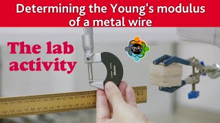 Determining the Youngs modulus of a metal wire  An experiment [upl. by Okire318]