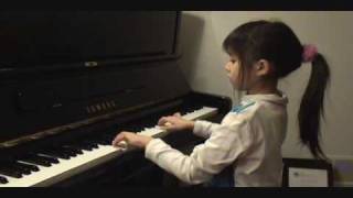 WF Bach Air in G Minor by 7year old gifted pianist [upl. by Stanfill]