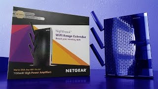 NETGEAR AC1900 Nighthawk WiFi Range Extender Unboxing [upl. by Lerud]