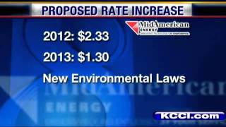 MidAmerican Energy Customers Face Rate Hike [upl. by Akemehc]