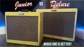 Fender Blues Junior vs Fender Blues Deluxe Reissue [upl. by Ahsiema529]