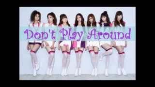 CHI CHI quotDont Play Aroundquot Lyrics ROMANIZATION [upl. by Lyda]