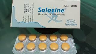 Salazine 500mg  রিউমাটইয়েড আর্থ্রাইটিস আলসারেটিভ কোলাইটিস এবং ক্রন্স ডিজিজ এর একটি কার্যকরী ঔষধ [upl. by Minna]