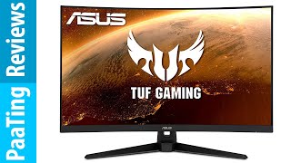 ASUS TUF Gaming VG32VQ1B 315” Curved Monitor WQHD 165Hz 1ms Review [upl. by Mendel]