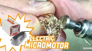 BULUNMAZ MICROMOTOR Jewelry Hand Engraving Machine [upl. by Sudhir]