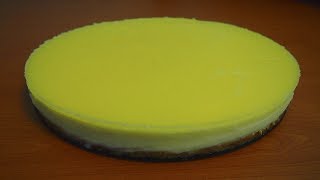 Tarta de Limon Sin Horno  Receta Facil [upl. by Dodie]