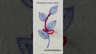 Whipped back stitch [upl. by Bolanger843]