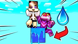 GIOCARE A MINECRAFT CON SOLO UN BLOCCO DI ACQUA [upl. by Drobman138]