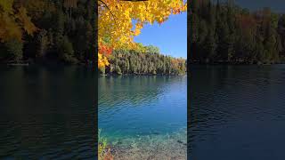 Green Lakes State Park in Autumn landscape nature autumn parks naturelovers [upl. by Eugenia915]