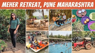 Meher Retreat Pune Maharashtra  Complete Resort Tour amp Info  Hurda Party  Best Resort Near Pune [upl. by Constant]